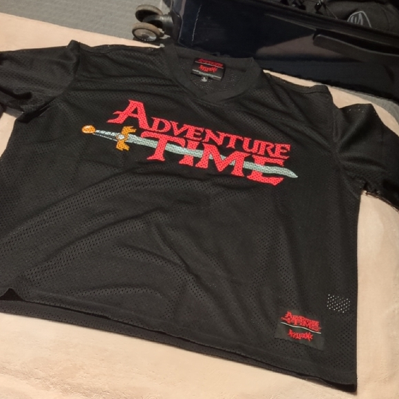 Men's Unisex Welcome Skateboard X Adventure Time Mesh Football Jersey - Picture 1 of 8